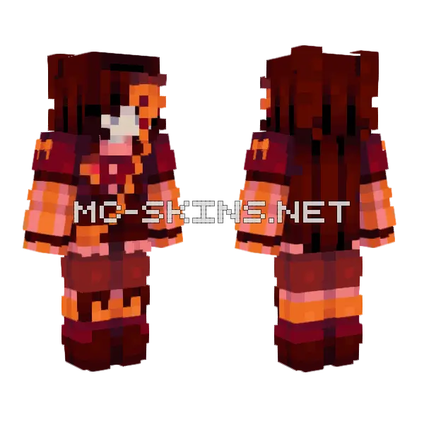On My Mind Minecraft skin, front and back