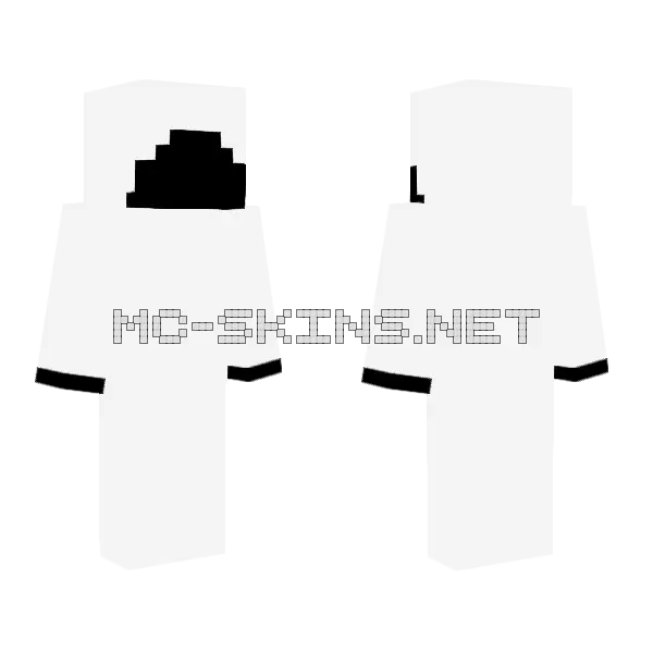 Onesie Base Minecraft skin, front and back