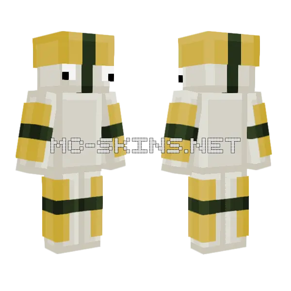 Oni Mask Minecraft skin, front and back