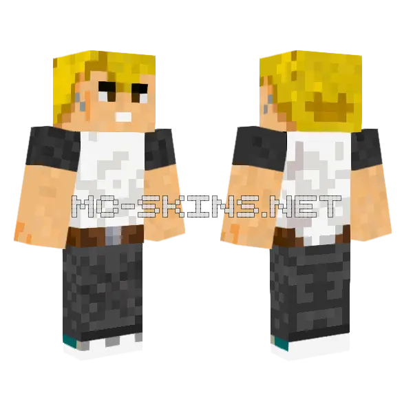 Onizuka Minecraft skin, front and back