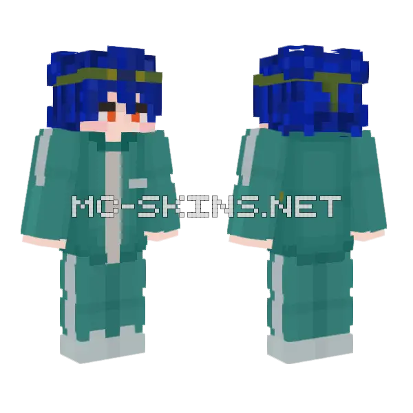 Only Minecraft skin, front and back