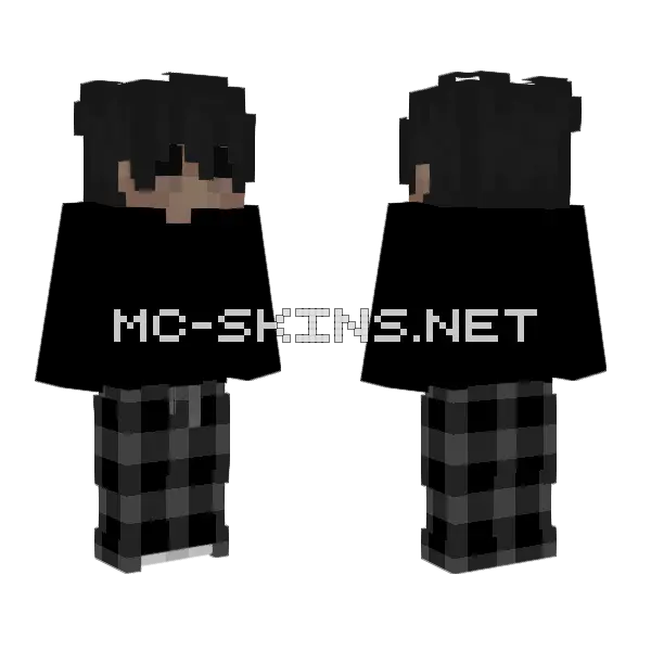 Only Minecraft skin, front and back