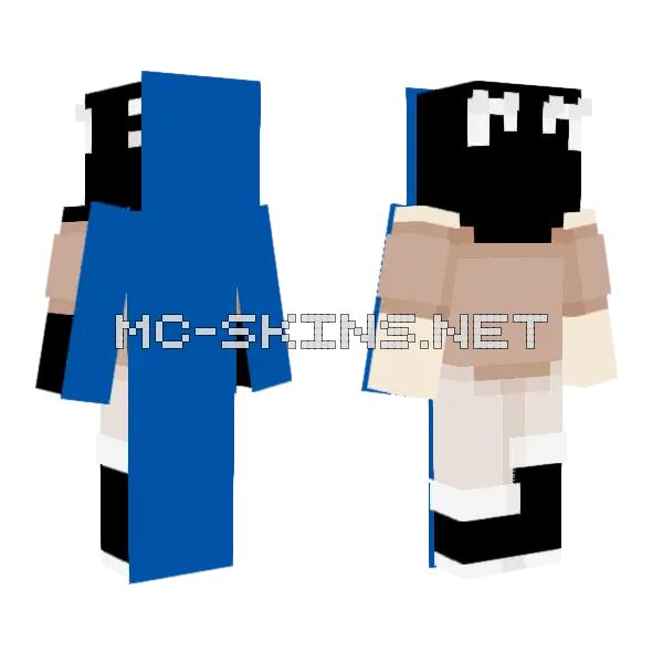Only Cookie Minecraft skin, front and back