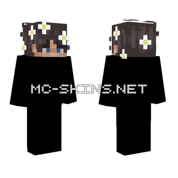 Only Head Minecraft skin, front and back