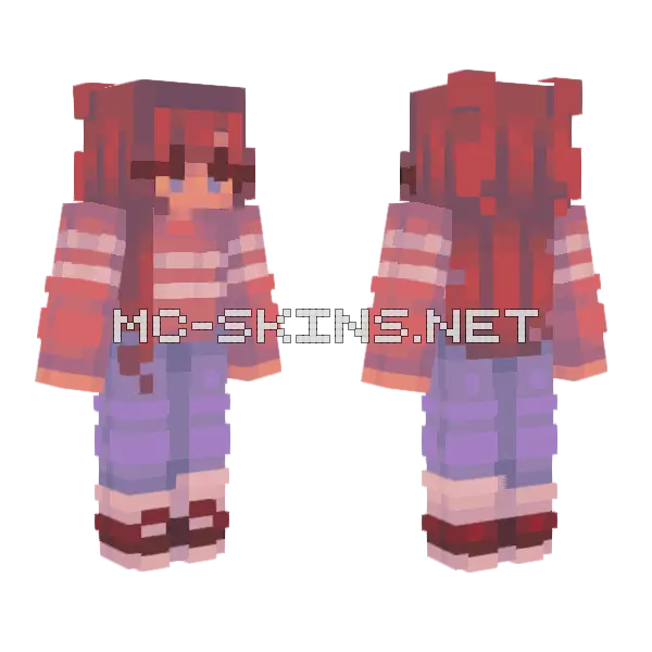 Only In My Mind Minecraft skin, front and back