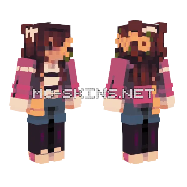 Only One Of Us Can Hallucinate At A Time Minecraft skin, front and back