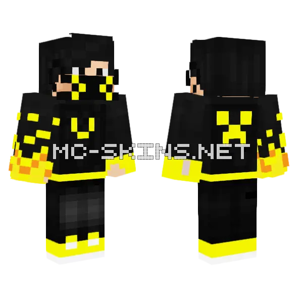 Onlydih Boy Minecraft skin, front and back