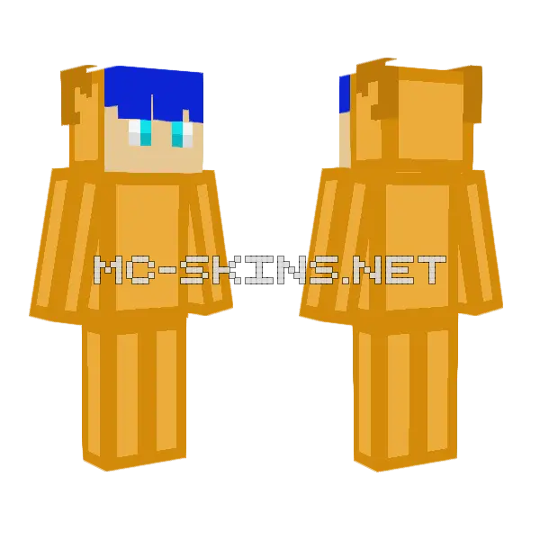 Onsie Boi Super Minecraft skin, front and back