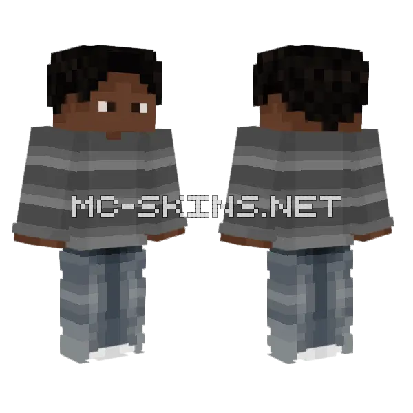 Onyx 2 0 Minecraft skin, front and back