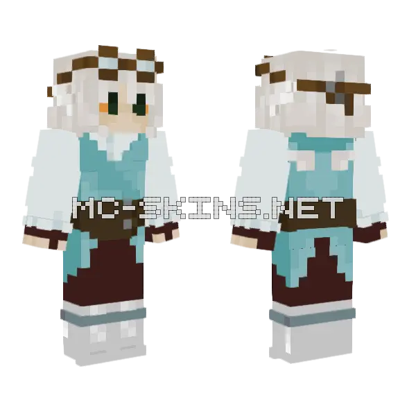 Ooc C Coto Nerdsquad Smp Minecraft skin, front and back