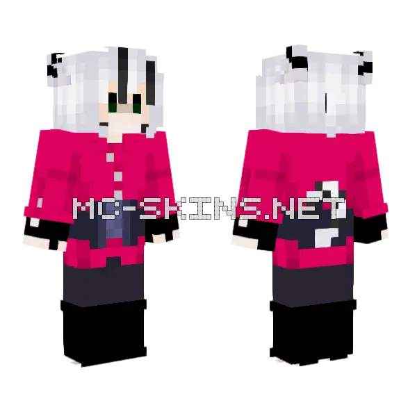 OOC Coto Persona Minecraft skin, front and back