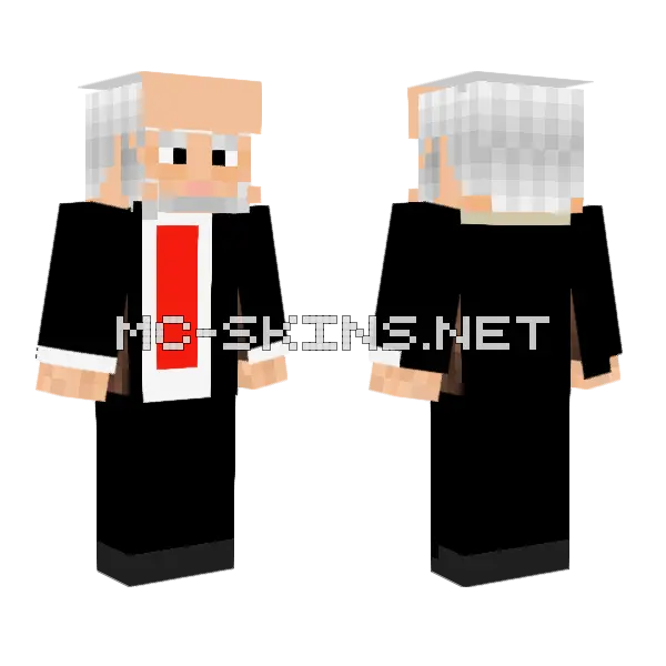 Opa Reinier Quarles Van Minecraft skin, front and back