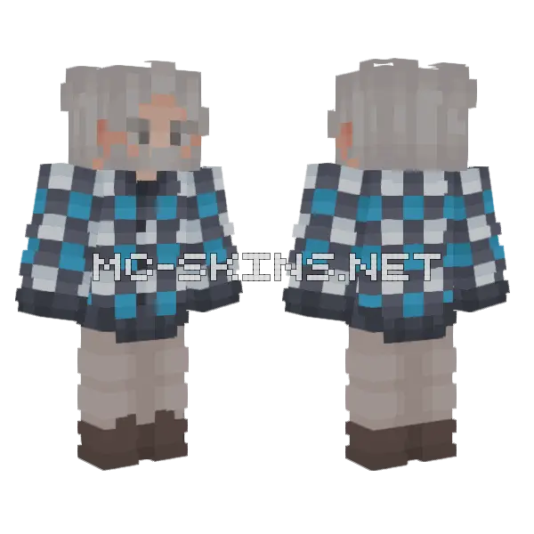 Opa Toos Minecraft skin, front and back