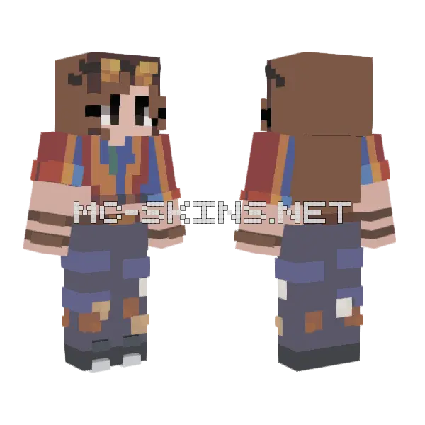 Open Your Heart ST Minecraft skin, front and back