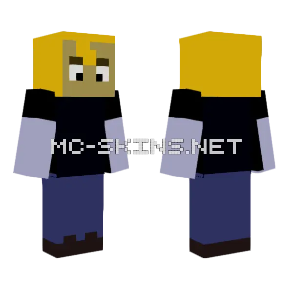 Opsucht Minecraft skin, front and back
