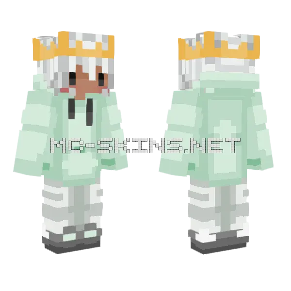 Orange and White Mage, front and back