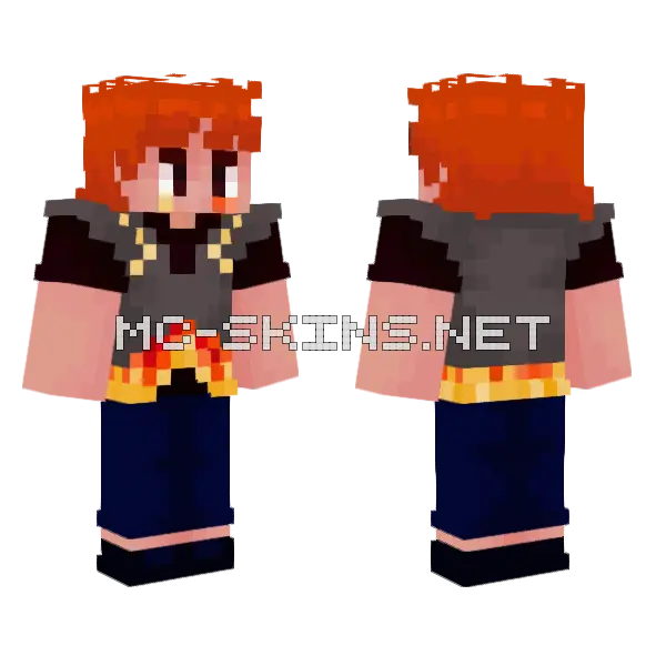 Orange Haired Boy, front and back