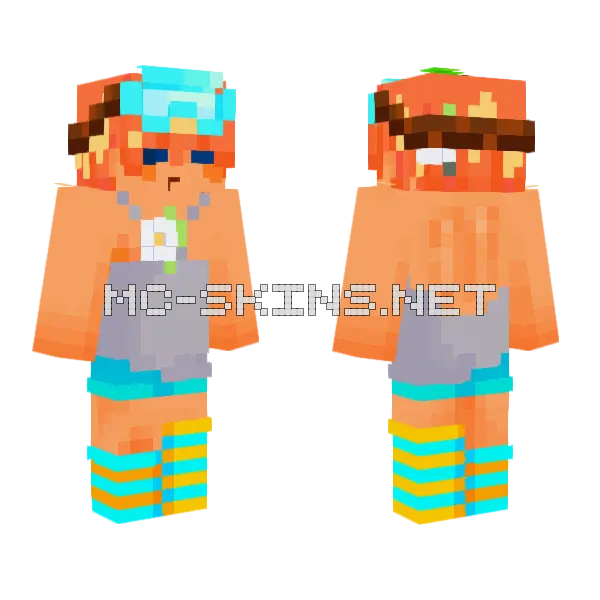 Orange Juice Girl, front and back