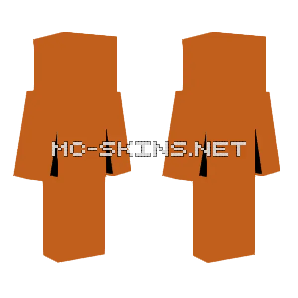Orange Knight Armor, front and back