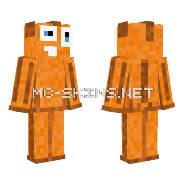 Orange Paperfish, front and back