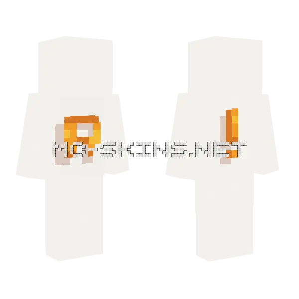 Orange R! Symbol, front and back