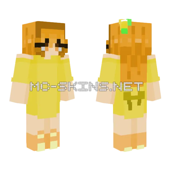 Oranges And Lemons Minecraft skin, front and back