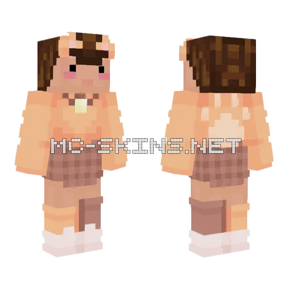 Oranj Minecraft skin, front and back