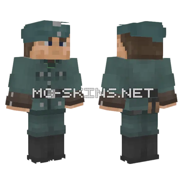 Ordnungspolizei Uniform 3 Minecraft skin, front and back
