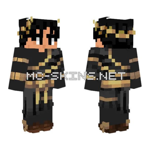 Orestis Greek Minecraft skin, front and back