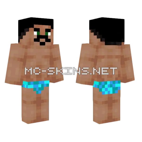Orestis In Bikini Minecraft skin, front and back