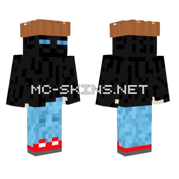 Origin SMP Skin 2 Minecraft skin, front and back