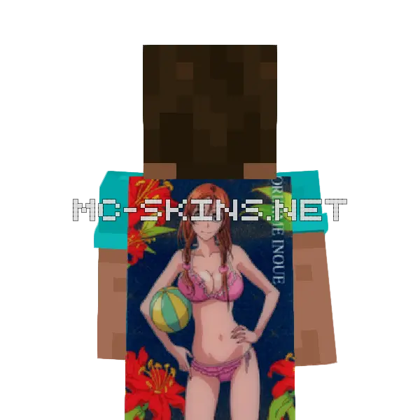 Orihime Inoue Bikini cape, outside and lining