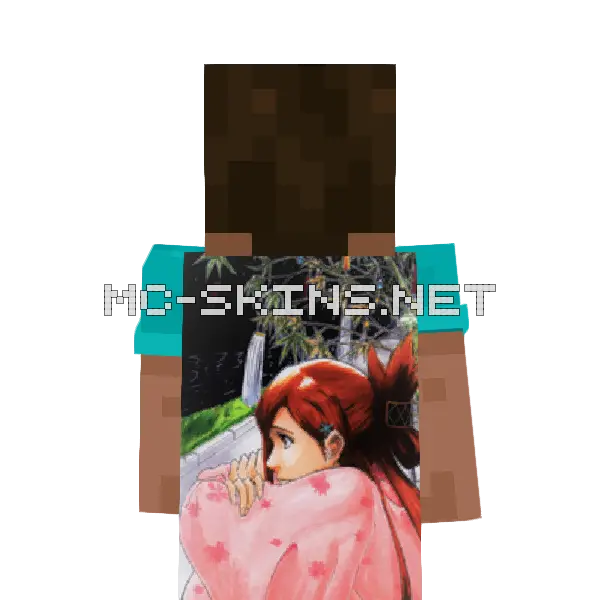 Orihime Inoue Kimono cape, outside and lining