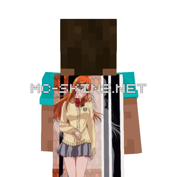 Orihime Inoue School Uniform cape, outside and lining