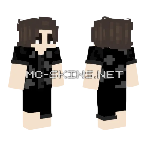 Orijinal Minecraft skin, front and back