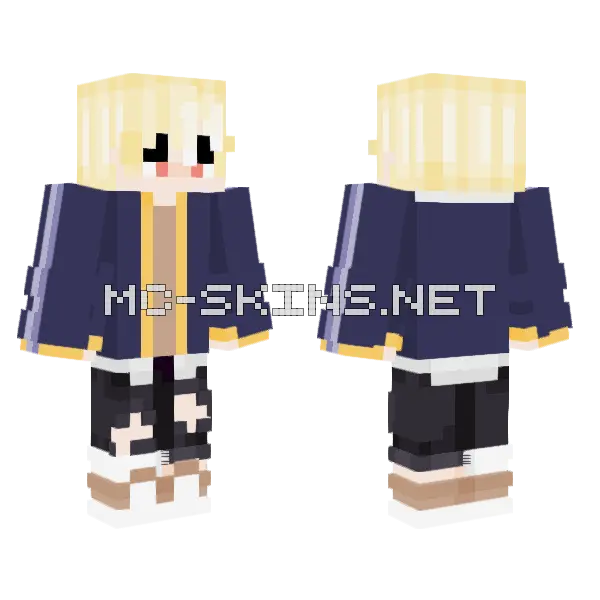 Orion Minecraft skin, front and back