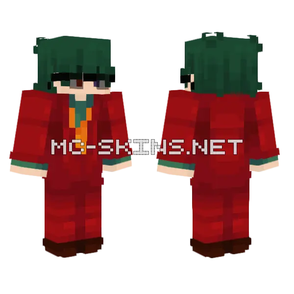 Orlis Joker Minecraft skin, front and back