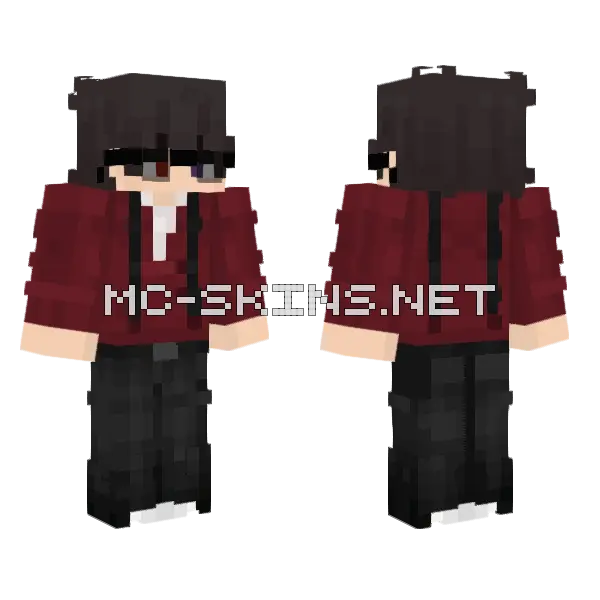 Orlisgameplaysttyhardshy Boy Minecraft skin, front and back