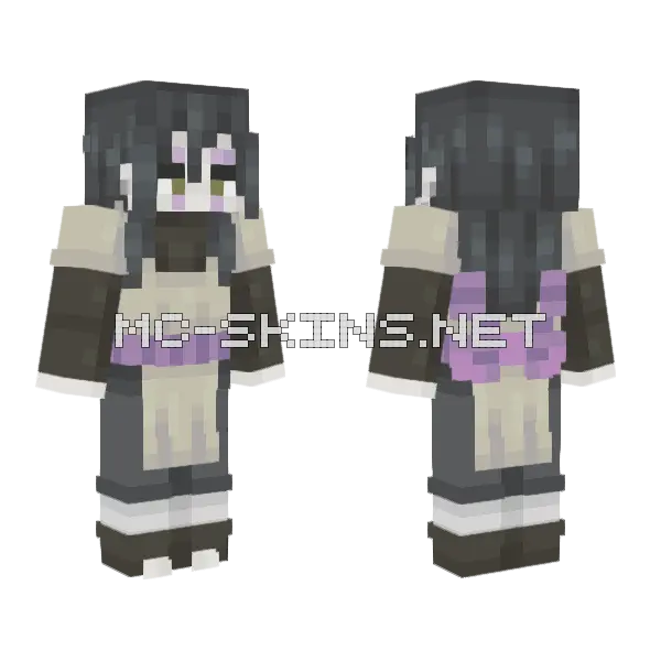 Orochimaru Minecraft skin, front and back