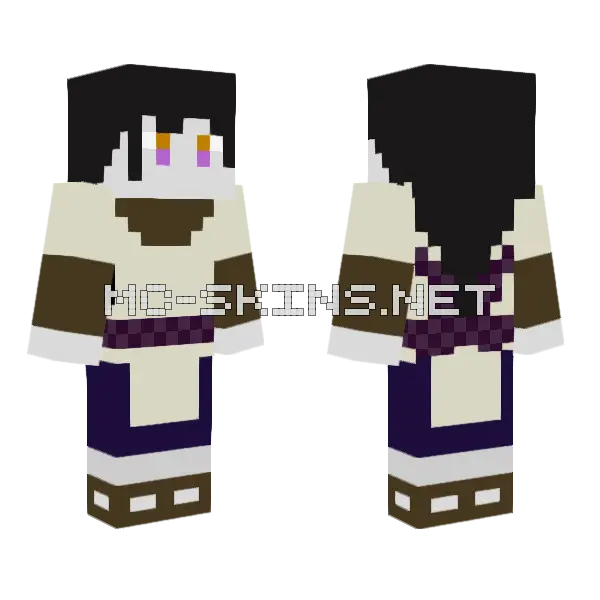 Orochimaru Skin Minecraft skin, front and back