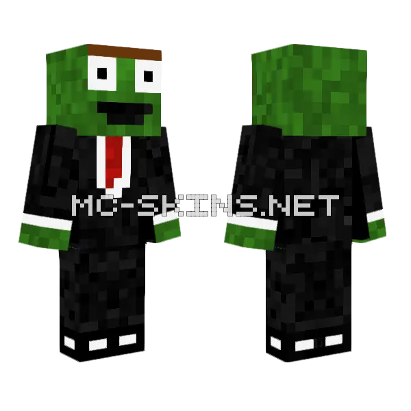 Oscar Tux Minecraft skin, front and back