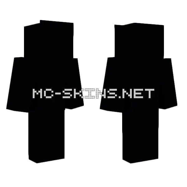 Oscuridad Skin Minecraft skin, front and back