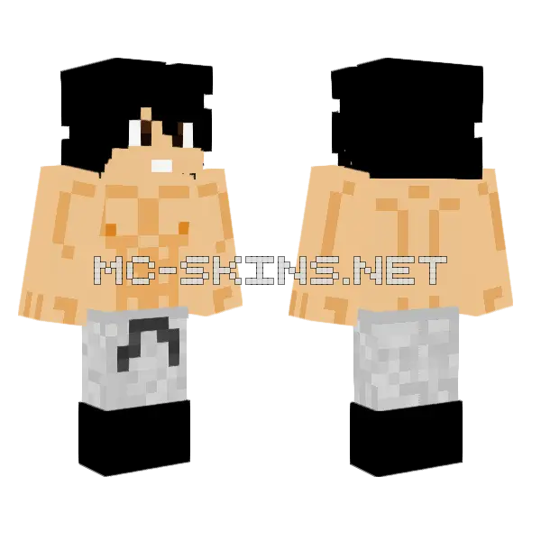 Osiel V1 Minecraft skin, front and back