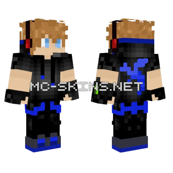 Osky Molon Minecraft skin, front and back