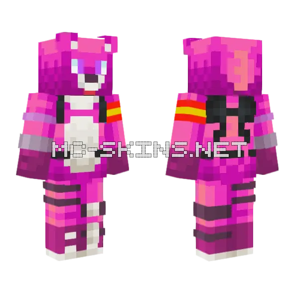 Oso Cat Skin Minecraft skin, front and back