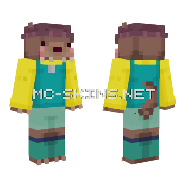 Otferz Tk Minecraft skin, front and back