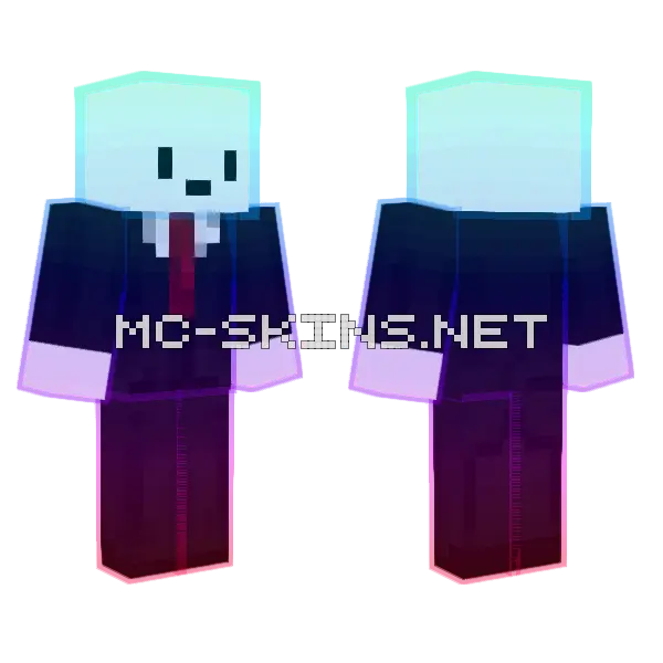 Otter Suit Minecraft skin, front and back