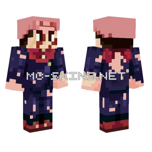 Ouch Minecraft skin, front and back