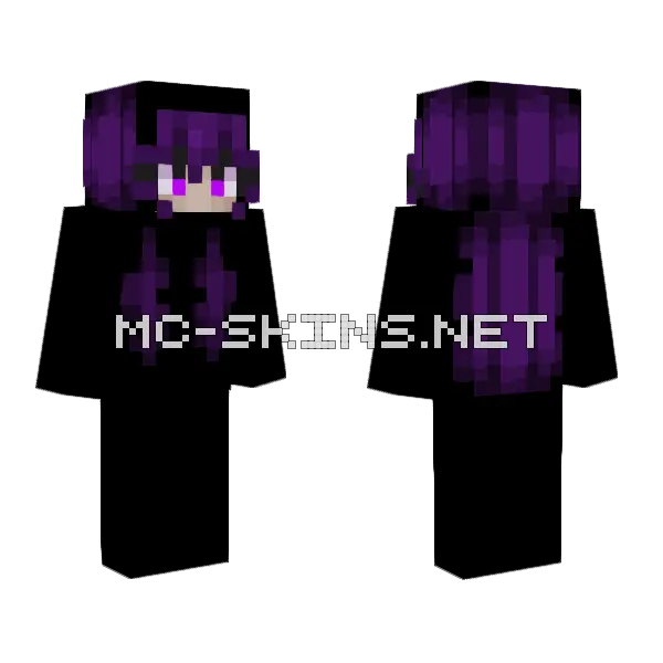 Outer Space Hb Minecraft skin, front and back