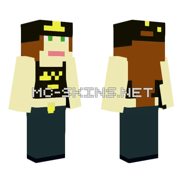 Outfit 1 Minecraft skin, front and back